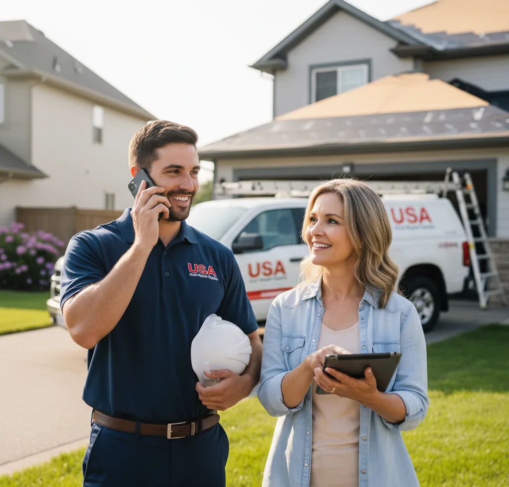 USA Roof Repair Experts customer support in Wisconsin